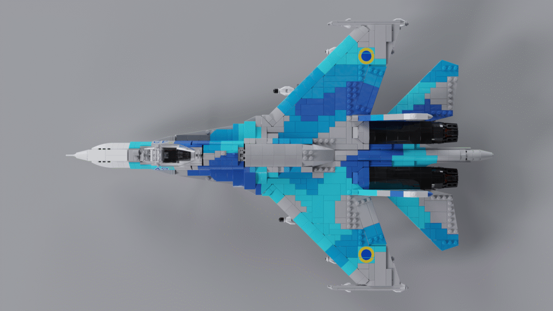 SU27-UAF-Blender-10 SU27 Flanker Ukrainian Air Force