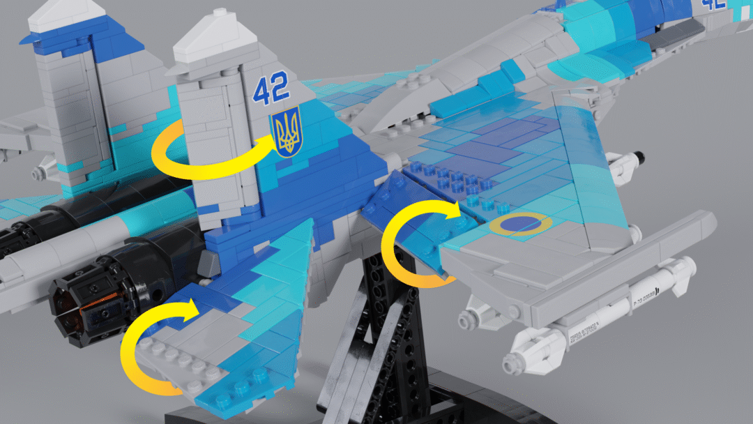 SU27-UAF-Blender-5 SU27 Flanker Ukrainian Air Force