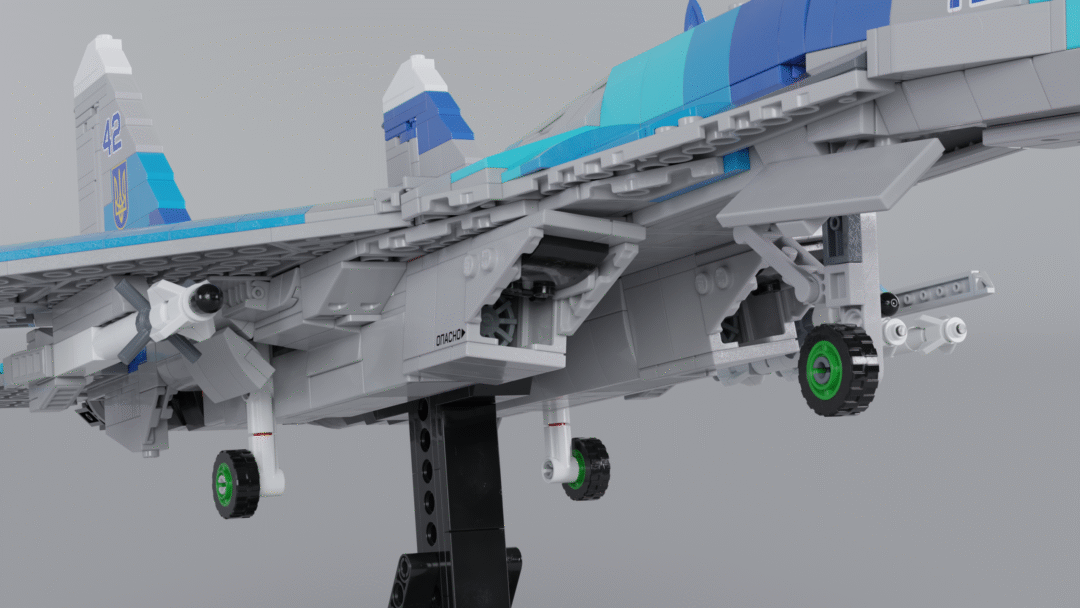 SU27-UAF-Blender-7 SU27 Flanker Ukrainian Air Force