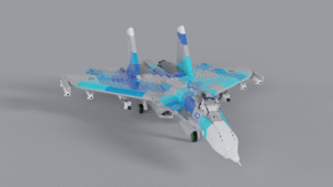 SU27-UAF-Blender-9 SU27 Flanker Ukrainian Air Force