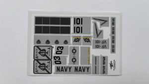 F14 Black Aces Sticker Sheet