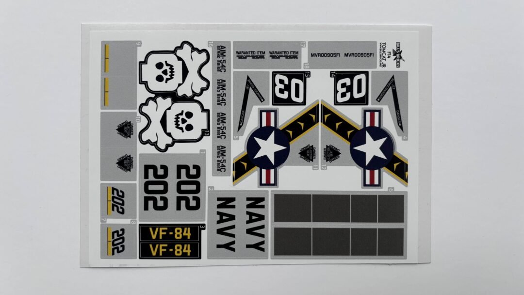 F14 Jolly Rogers Sticker Sheet