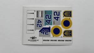 SU27 Ukrainian Air Force Sticker Sheet
